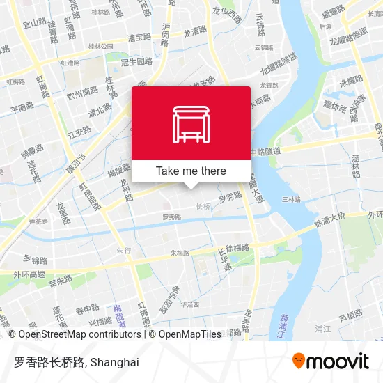 罗香路长桥路 map