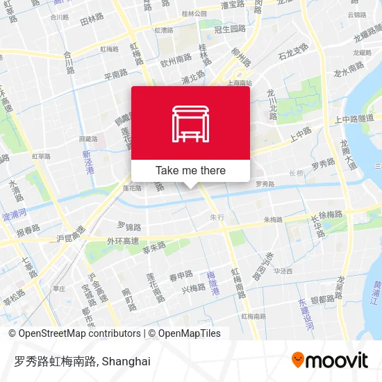 罗秀路虹梅南路 map