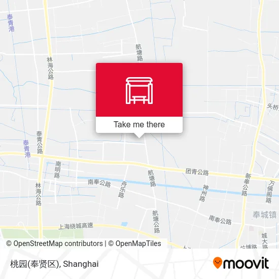 桃园(奉贤区) map