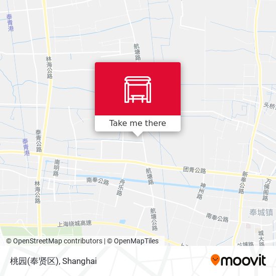 桃园(奉贤区) map