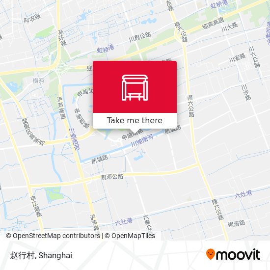 赵行村 map