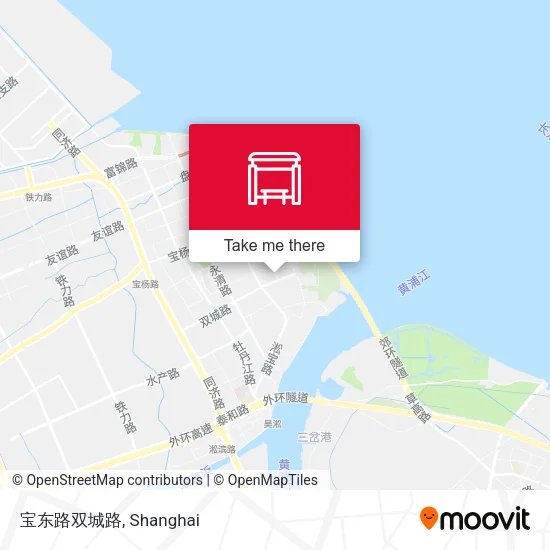 宝东路双城路 map
