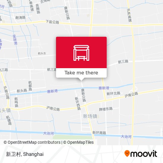 新卫村 map