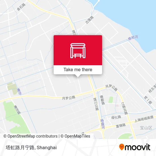 塔虹路月宁路 map