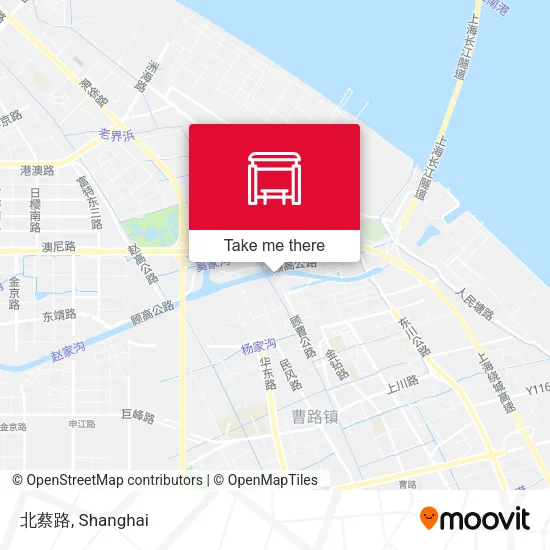 北蔡路 map