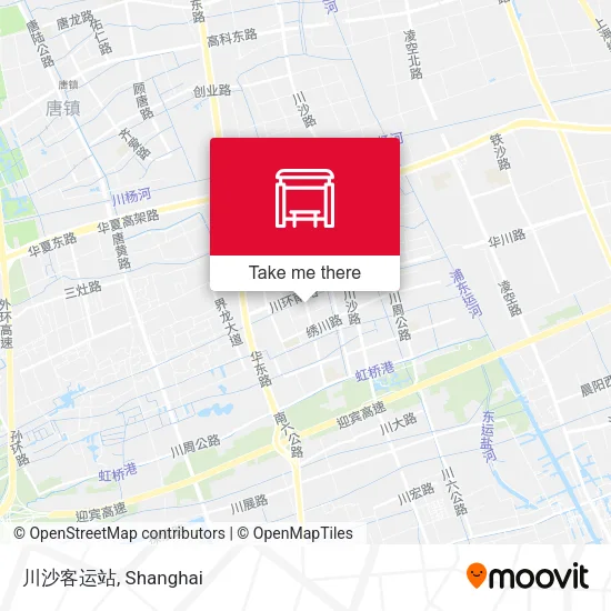 川沙客运站 map