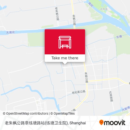 老朱枫公路章练塘路站(练塘卫生院) map