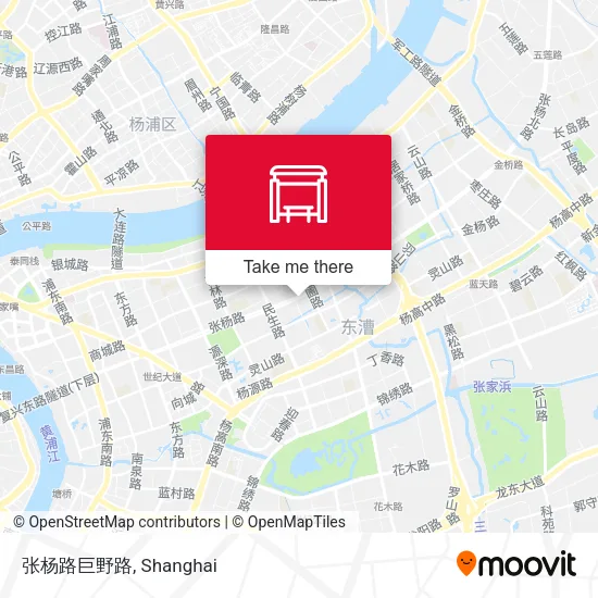 张杨路巨野路 map