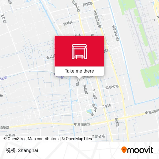 祝桥 map