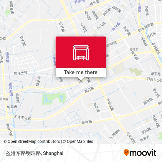 盈港东路明珠路 map