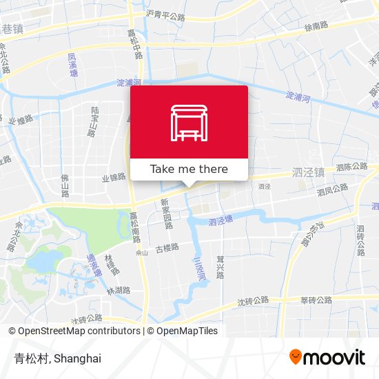 青松村 map