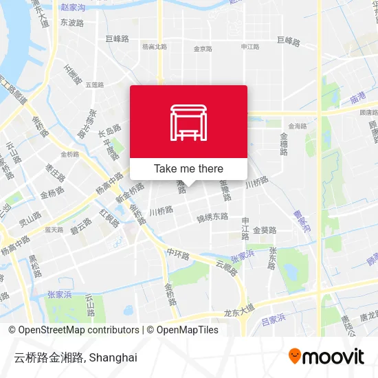 云桥路金湘路 map