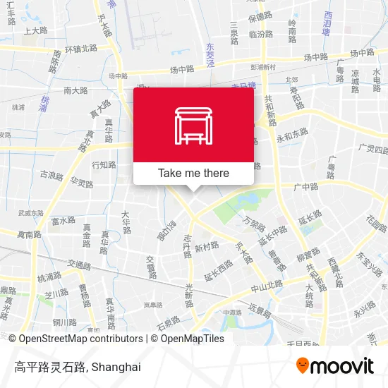 高平路灵石路 map