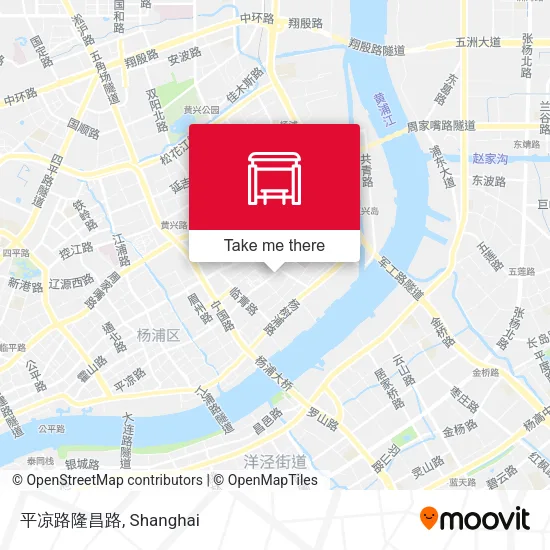 平凉路隆昌路 map