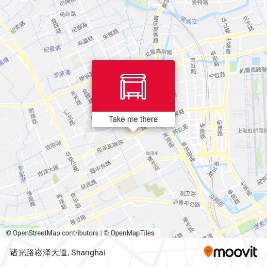 诸光路崧泽大道 map