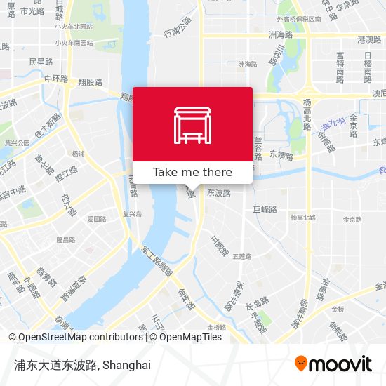 浦东大道东波路 map