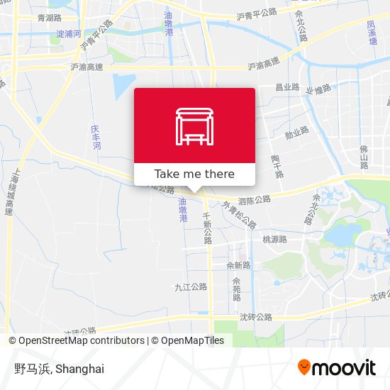 野马浜 map
