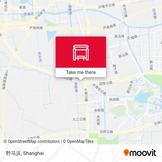 野马浜 map