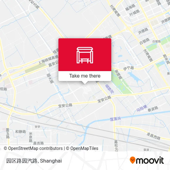 园区路园汽路 map