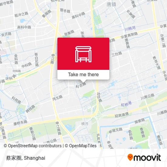 蔡家圈 map