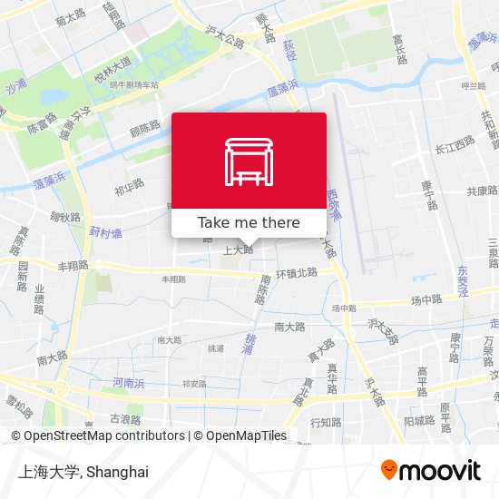 上海大学 map