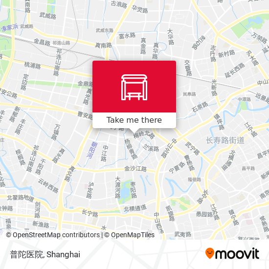 普陀医院 map