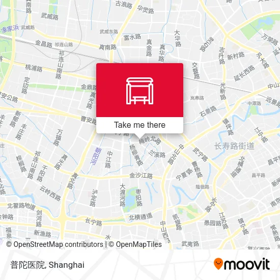 普陀医院 map