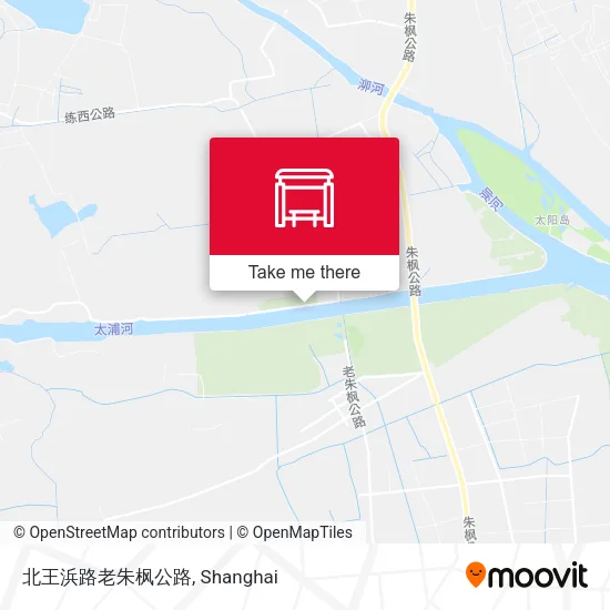 北王浜路老朱枫公路 map