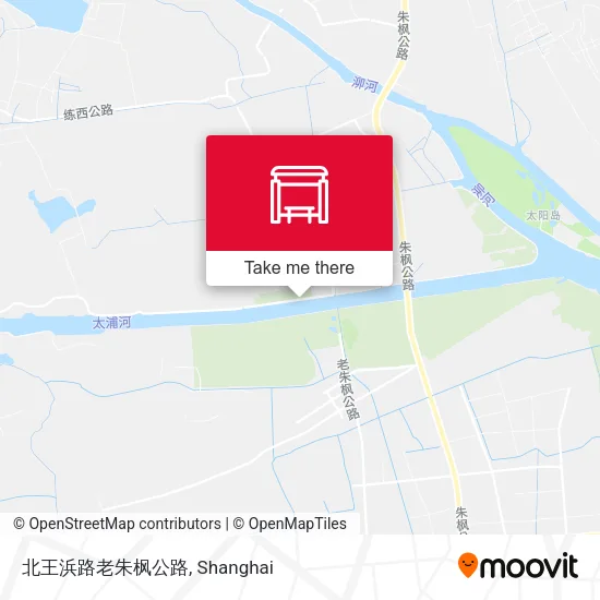 北王浜路老朱枫公路 map