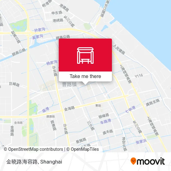 金晓路海容路 map