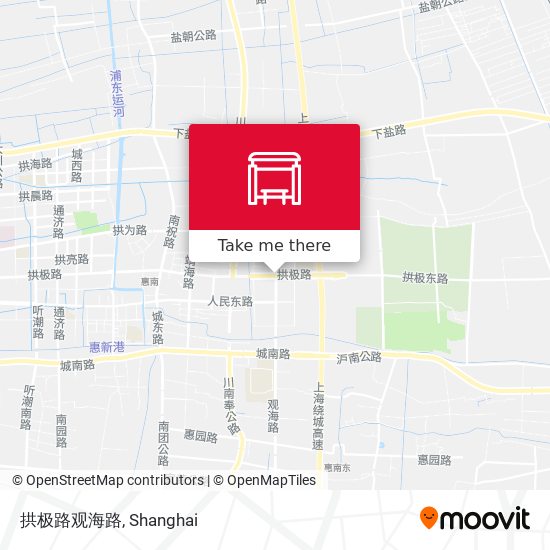 拱极路观海路 map