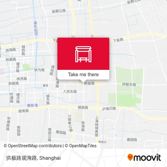 拱极路观海路 map