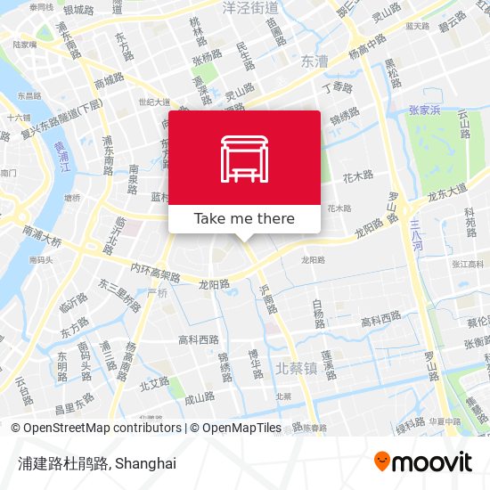 浦建路杜鹃路 map