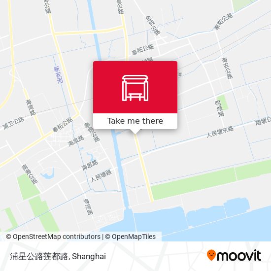 浦星公路莲都路 map