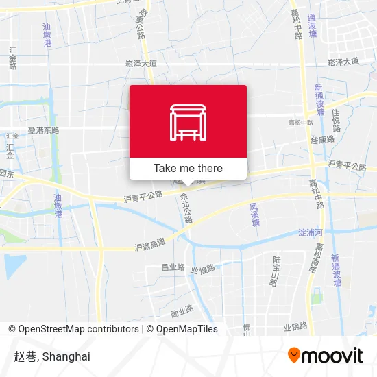 赵巷 map
