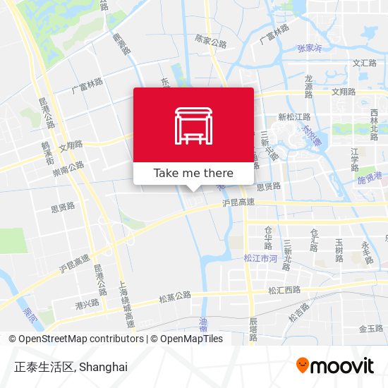 正泰生活区 map