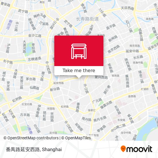 番禺路延安西路 map