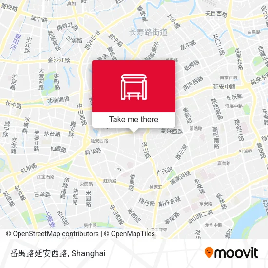 番禺路延安西路 map