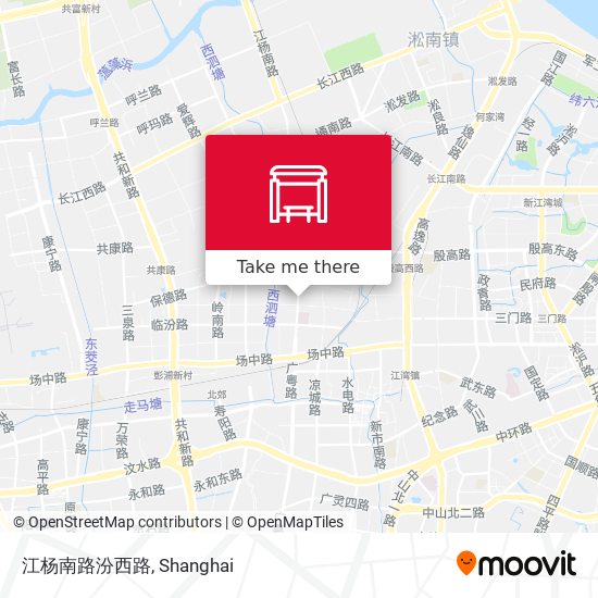 江杨南路汾西路 map