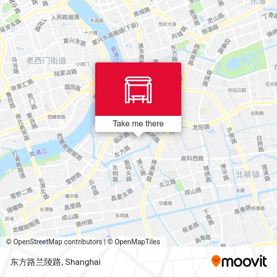 东方路兰陵路 map