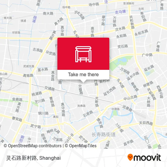 灵石路新村路 map