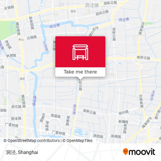 洞泾 map