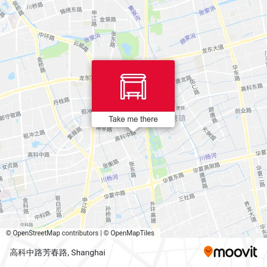 高科中路芳春路 map