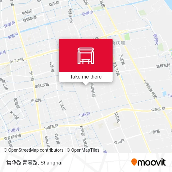益华路青暮路 map