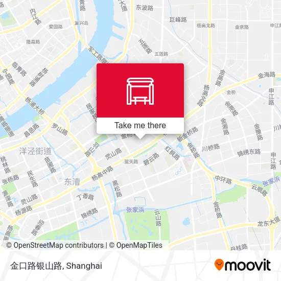 金口路银山路 map
