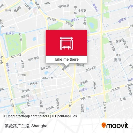紫薇路广兰路 map
