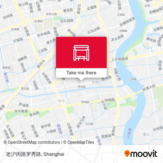 老沪闵路罗秀路 map