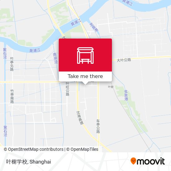叶榭学校 map