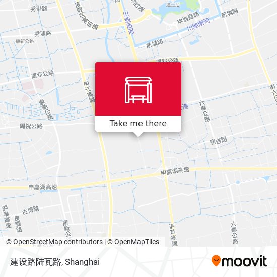 建设路陆瓦路 map