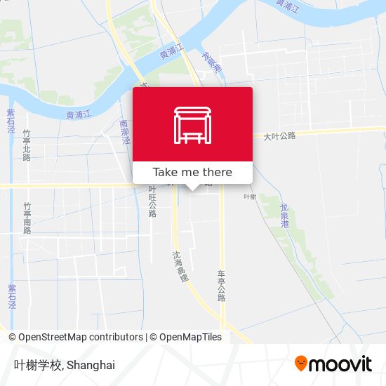 叶榭学校 map
